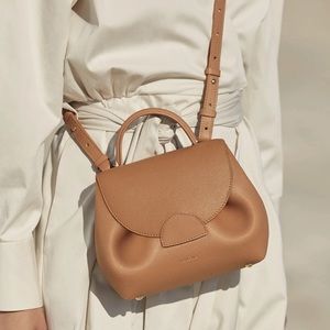 Polene Un bag in textured tan, gently used
